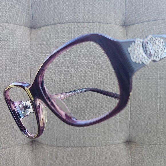 Jessica McClintock Girls Eyeglasses RAISIE HORN 54[]16 130 Glasses - Picture 4 of 16